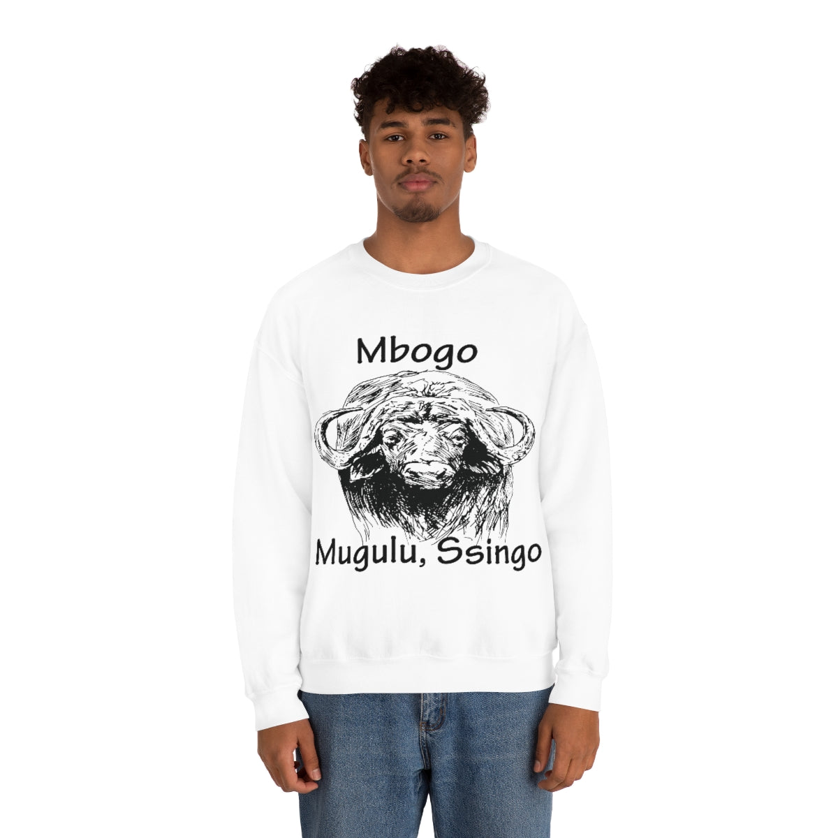 Unisex Heavy Blend™ Crewneck Sweatshirt - Mbuzi, WB