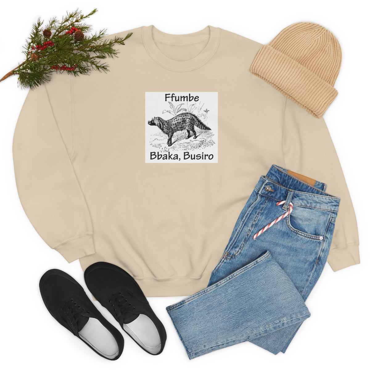 Unisex Heavy Blend™ Crewneck Sweatshirt - Ffumbe, WB