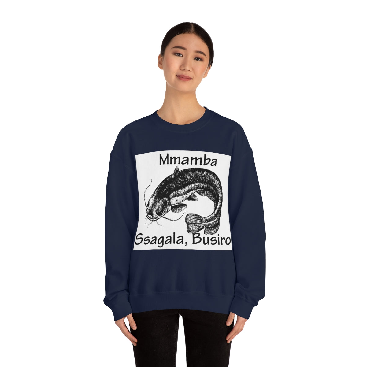 Unisex Heavy Blend™ Crewneck Sweatshirt - Mmamba Ggabunga, WB