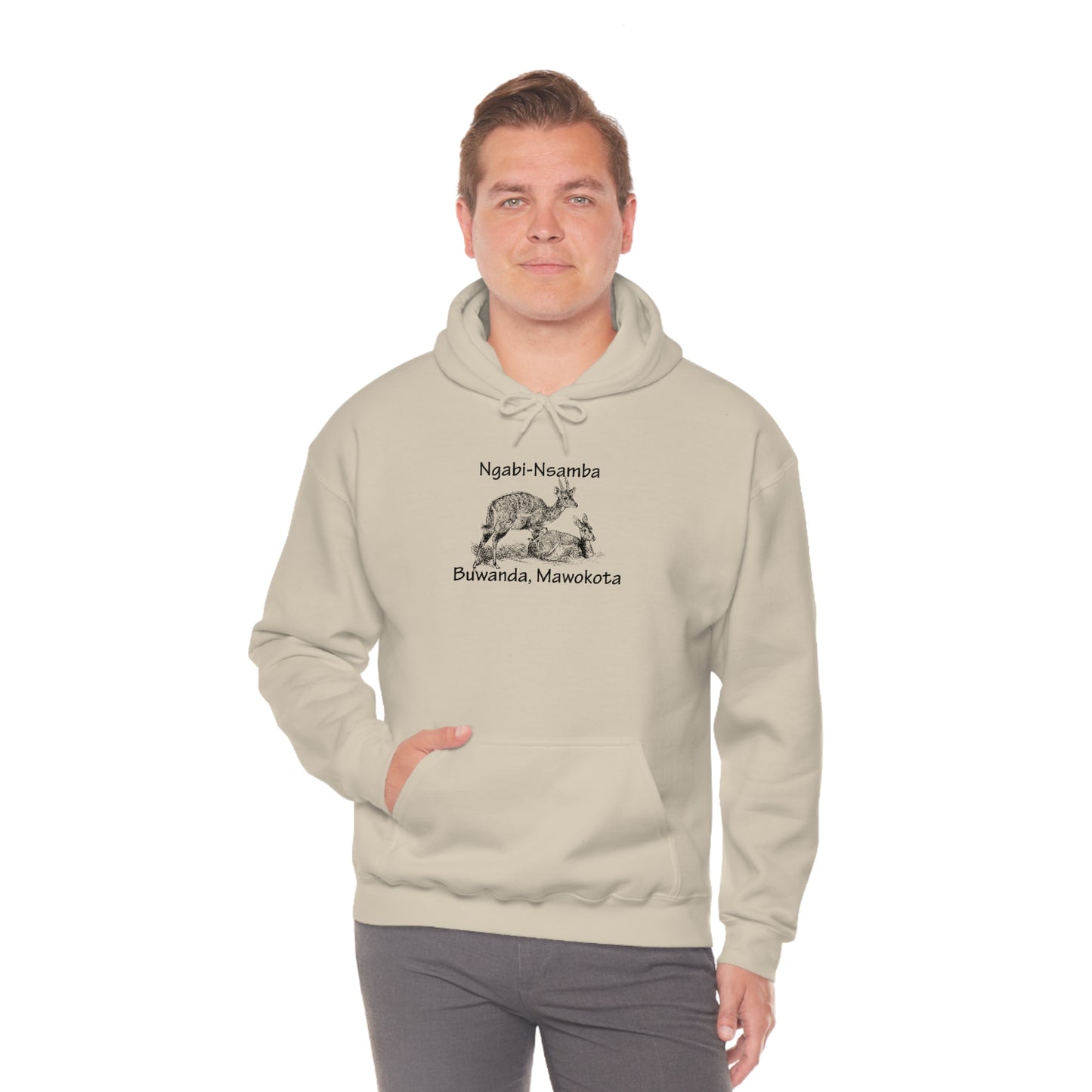 Unisex Heavy Blend™ Hooded Sweatshirt - Ngabi (Bushbuck-Antelope)