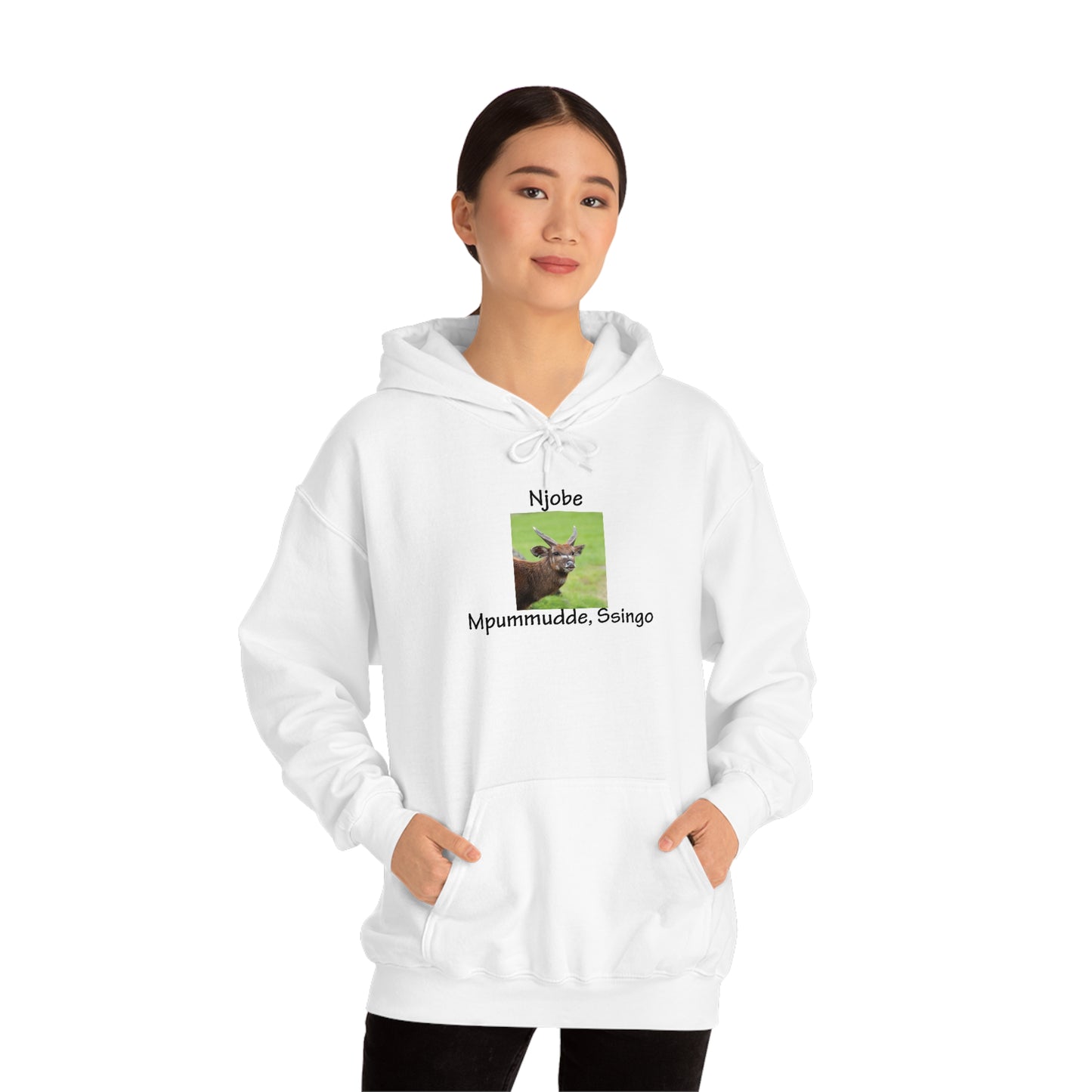 Unisex Heavy Blend™ Hooded Sweatshirt - Njobe (Marshbuck-Antelope)