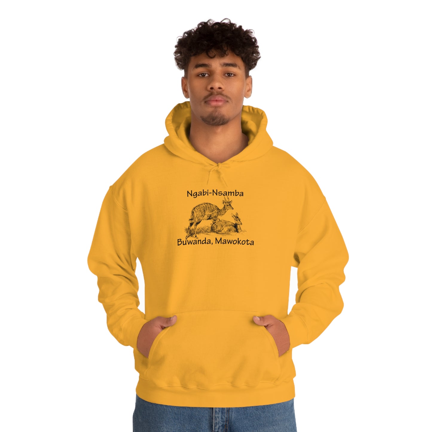 Unisex Heavy Blend™ Hooded Sweatshirt - Ngabi (Bushbuck-Antelope)