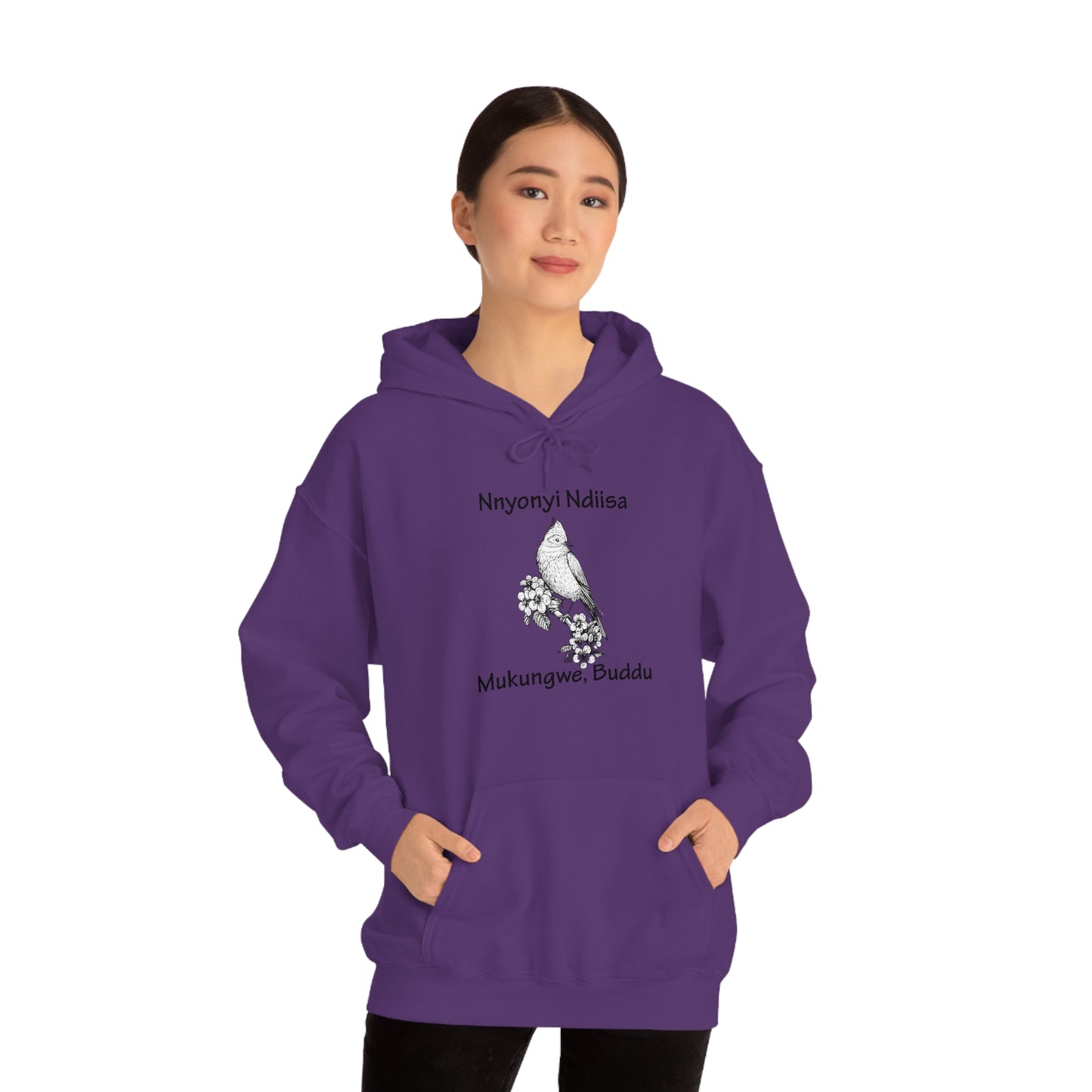 Unisex Heavy Blend™ Hooded Sweatshirt - Nnyonyi Ndiisa (Lark)