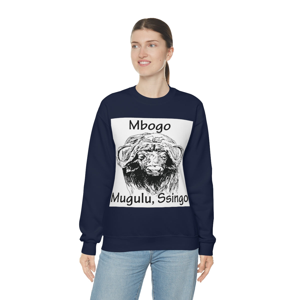 Unisex Heavy Blend™ Crewneck Sweatshirt - Mbuzi, WB