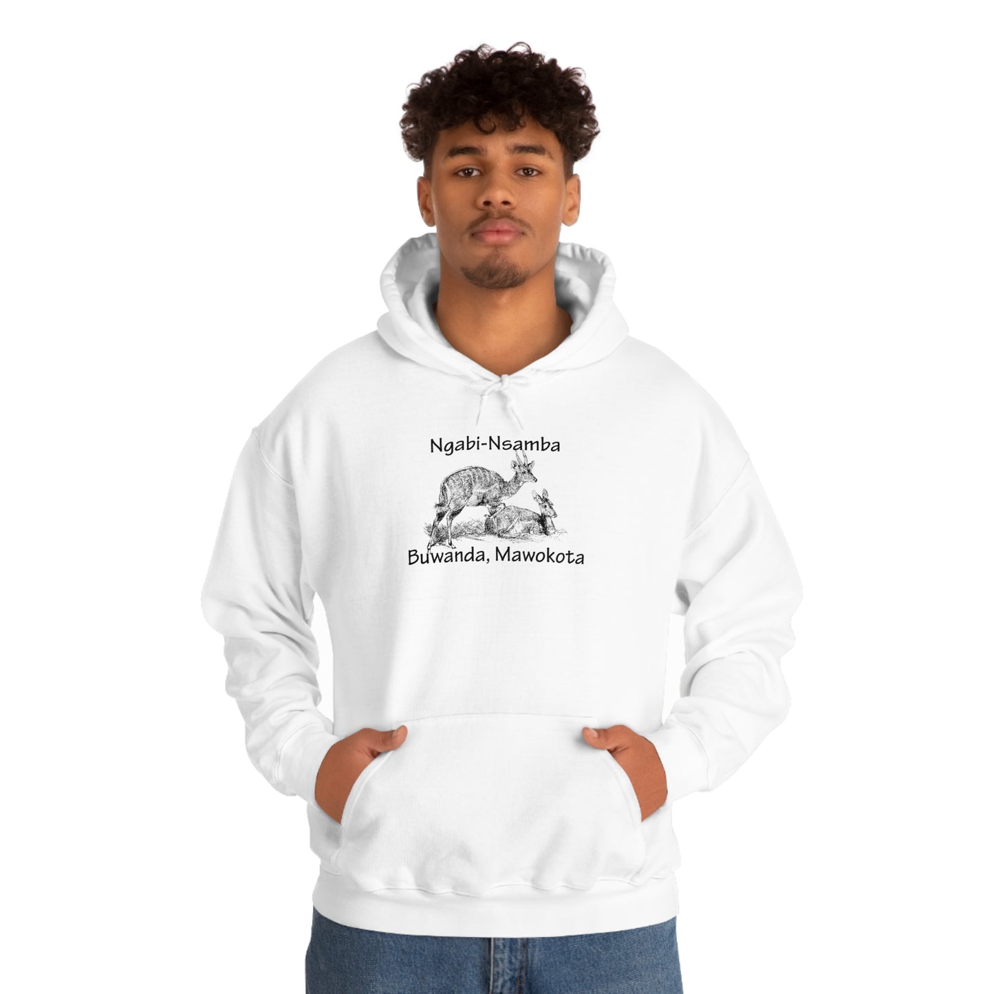 Unisex Heavy Blend™ Hooded Sweatshirt - Ngabi (Bushbuck-Antelope)