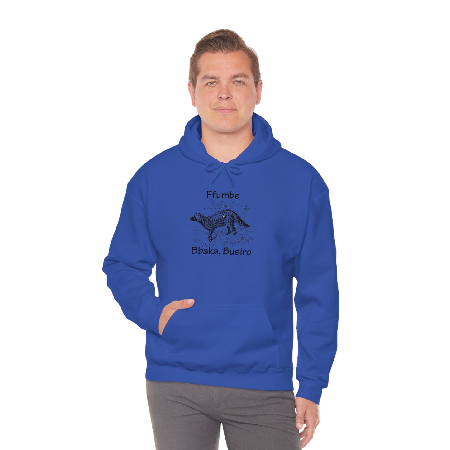 Unisex Heavy Blend™ Hooded Sweatshirt - Ffumbe (Civet Cat)