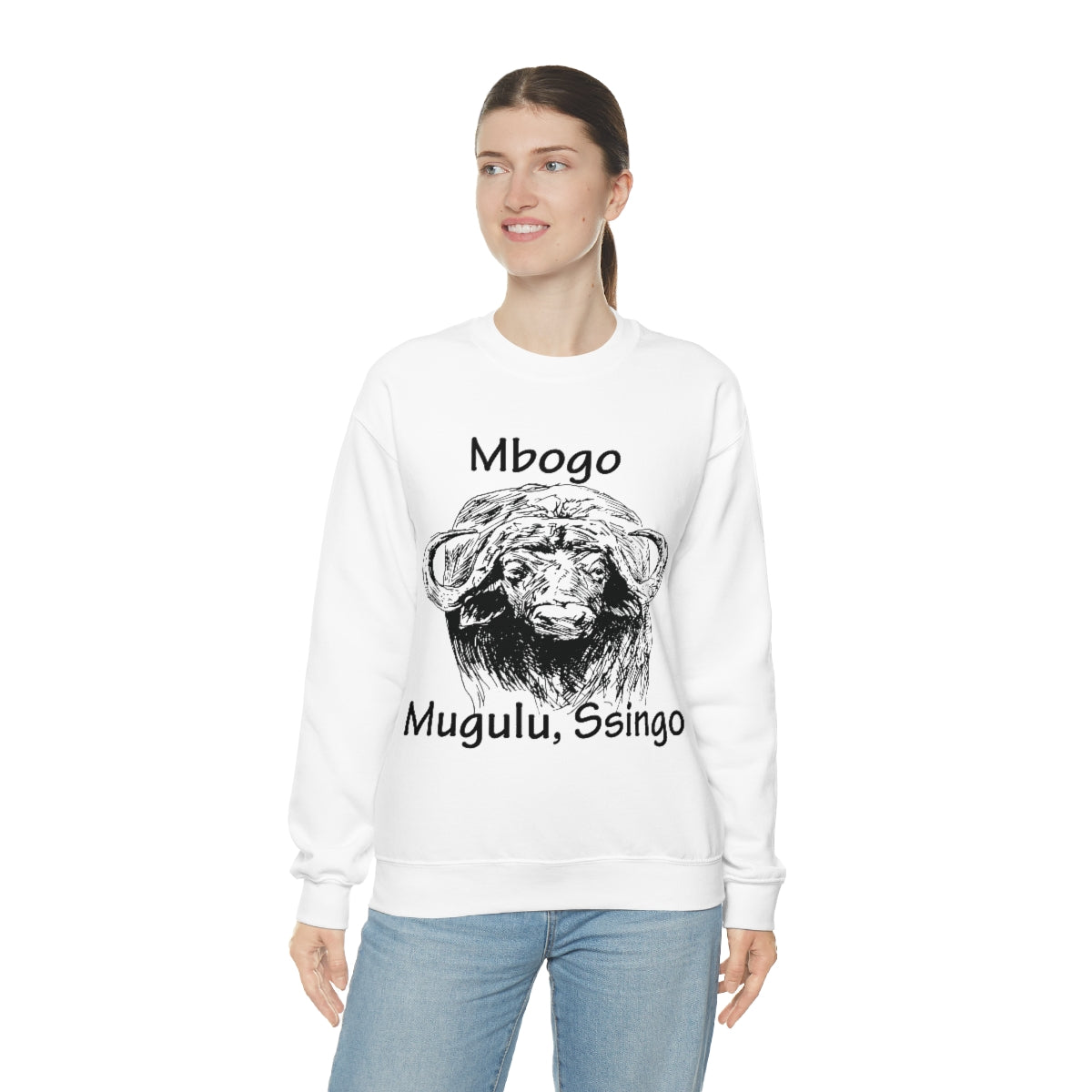 Unisex Heavy Blend™ Crewneck Sweatshirt - Mbogo, WB