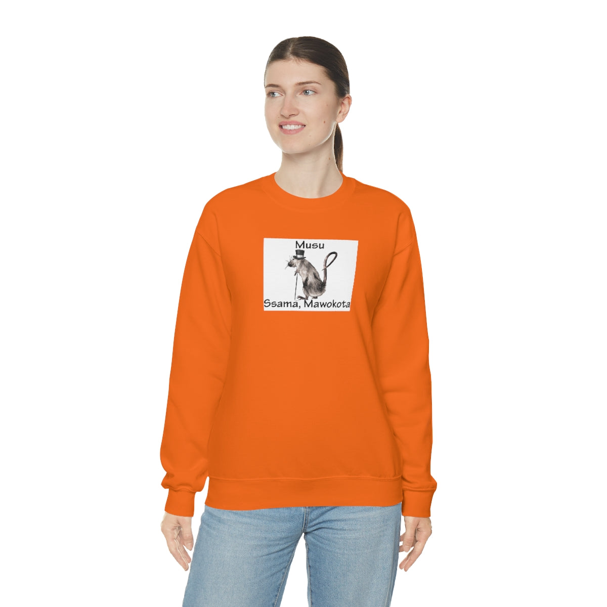 Unisex Heavy Blend™ Crewneck Sweatshirt - Musu, WB