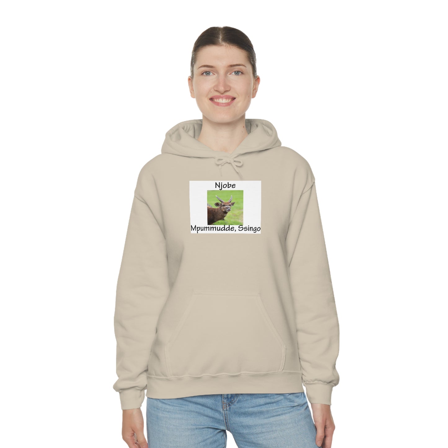 Unisex Heavy Blend™ Hooded Sweatshirt - Njobe (Marshbuck-Antelope)