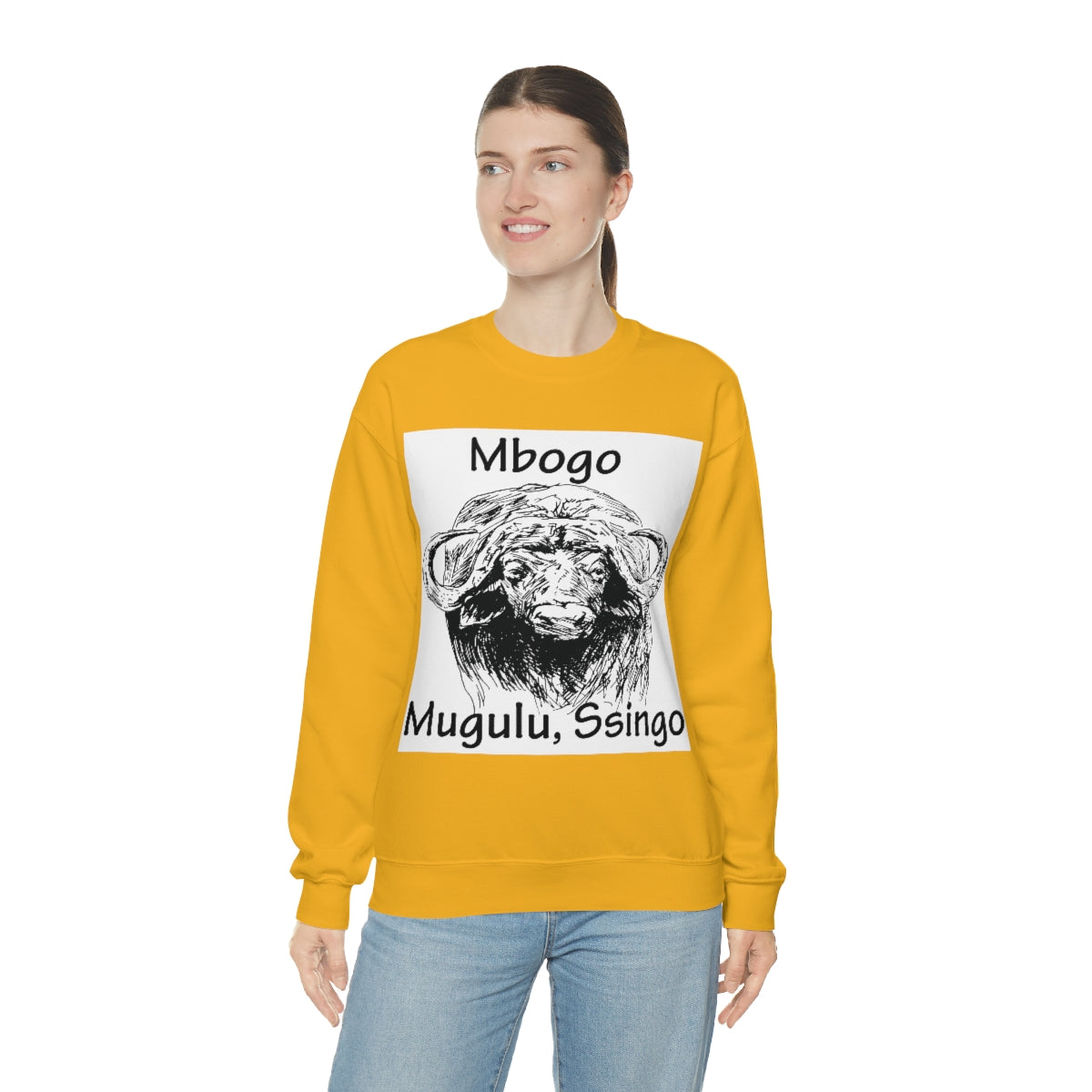 Unisex Heavy Blend™ Crewneck Sweatshirt - Mbuzi, WB