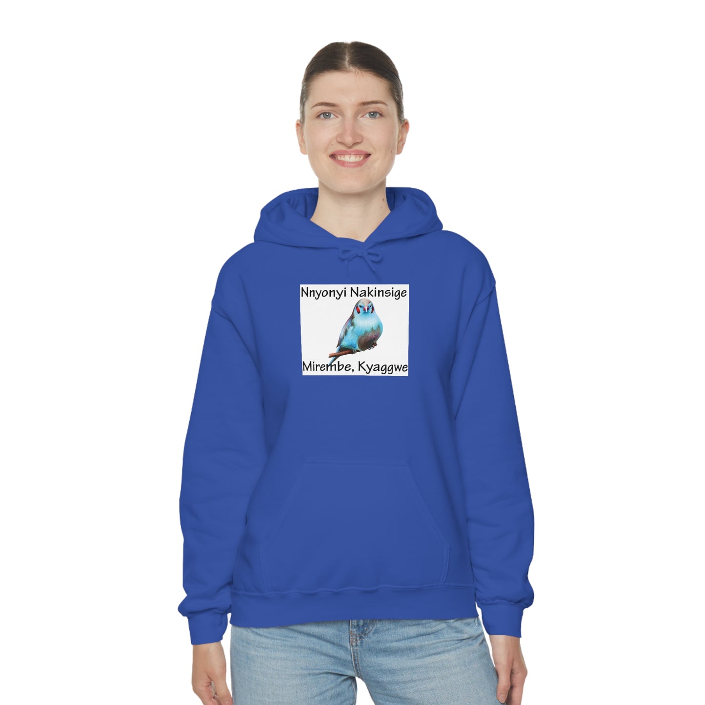 Unisex Heavy Blend™ Hooded Sweatshirt - Nnyonyi Nakinsige (Cheeked Cordon-Bleu)