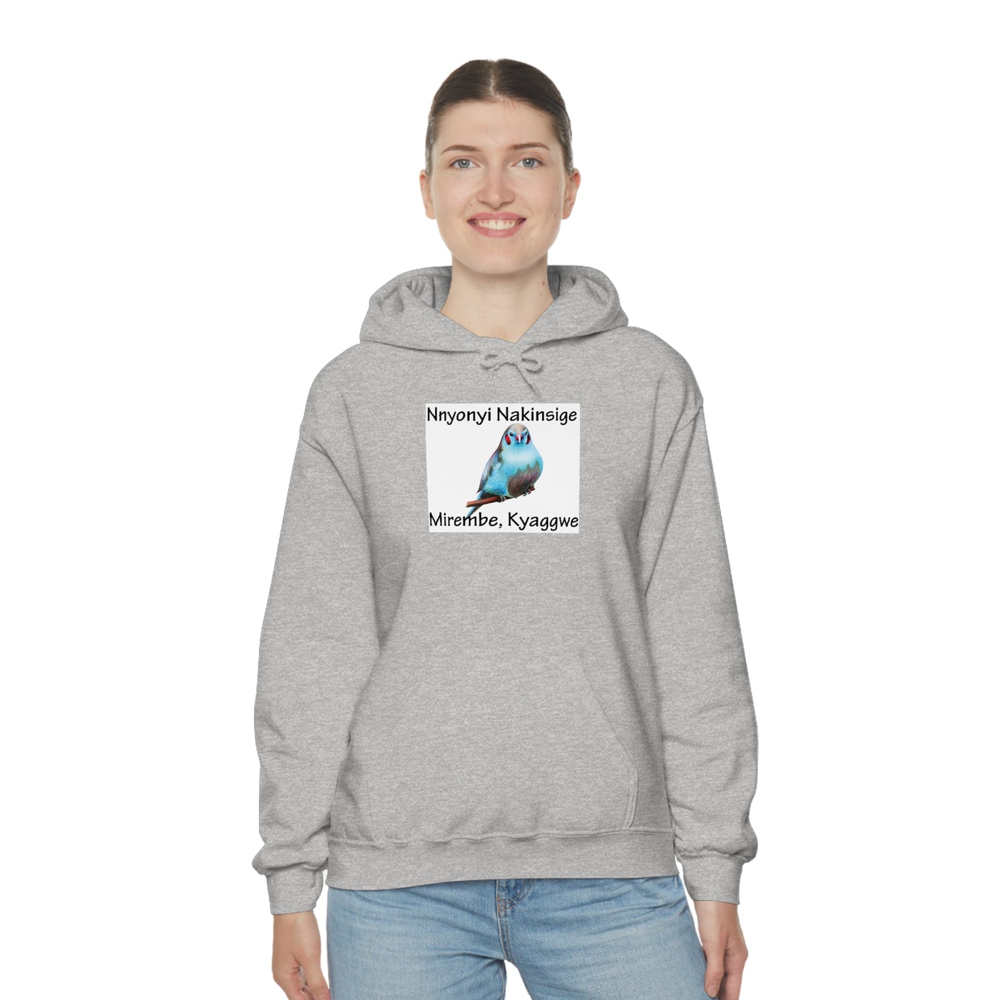 Unisex Heavy Blend™ Hooded Sweatshirt - Nnyonyi Nakinsige (Cheeked Cordon-Bleu)