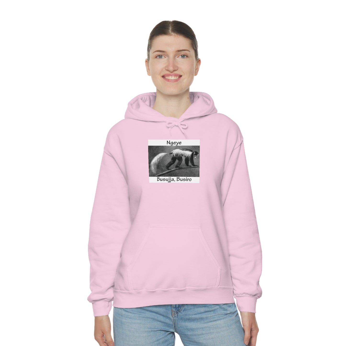 Unisex Heavy Blend™ Hooded Sweatshirt - Ngeye (Colobus Monkey)