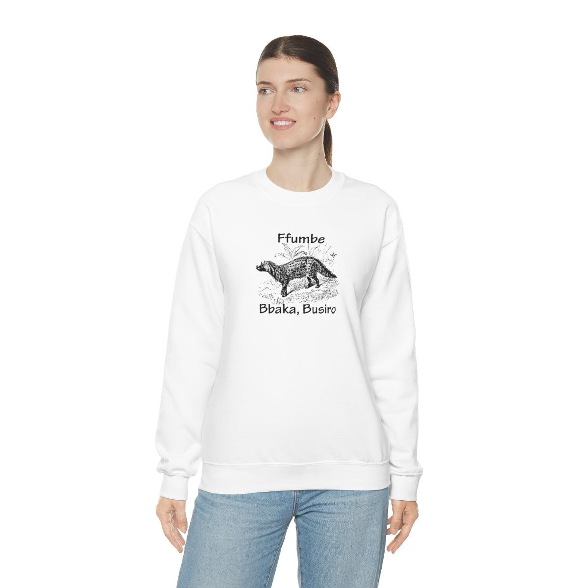 Unisex Heavy Blend™ Crewneck Sweatshirt - Ffumbe, WB