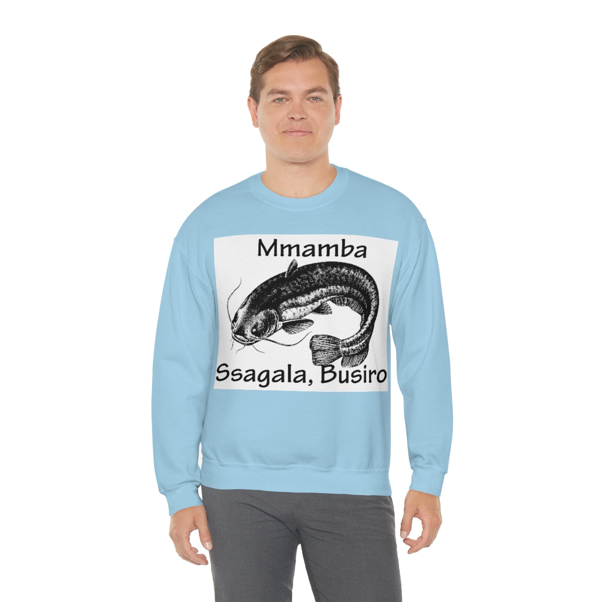 Unisex Heavy Blend™ Crewneck Sweatshirt - Mmamba Ggabunga, WB