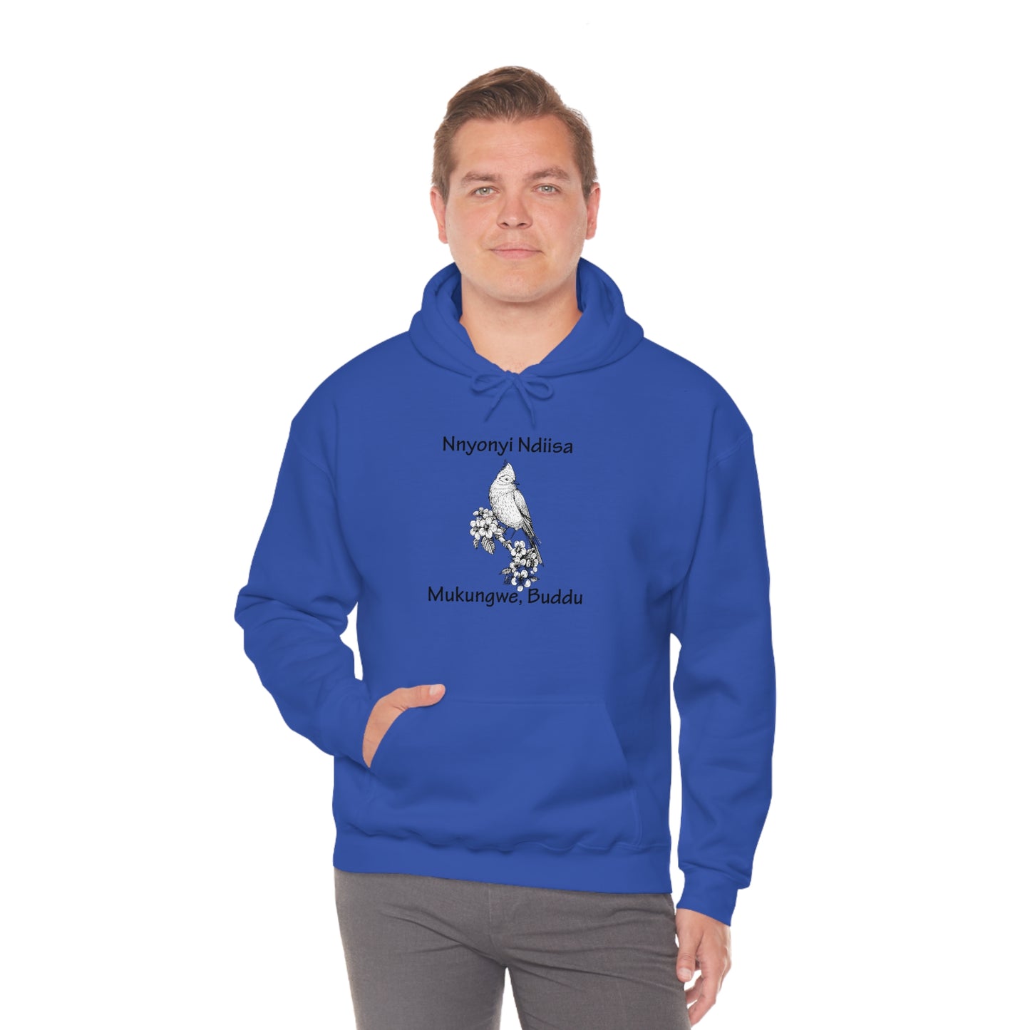 Unisex Heavy Blend™ Hooded Sweatshirt - Nnyonyi Ndiisa (Lark)