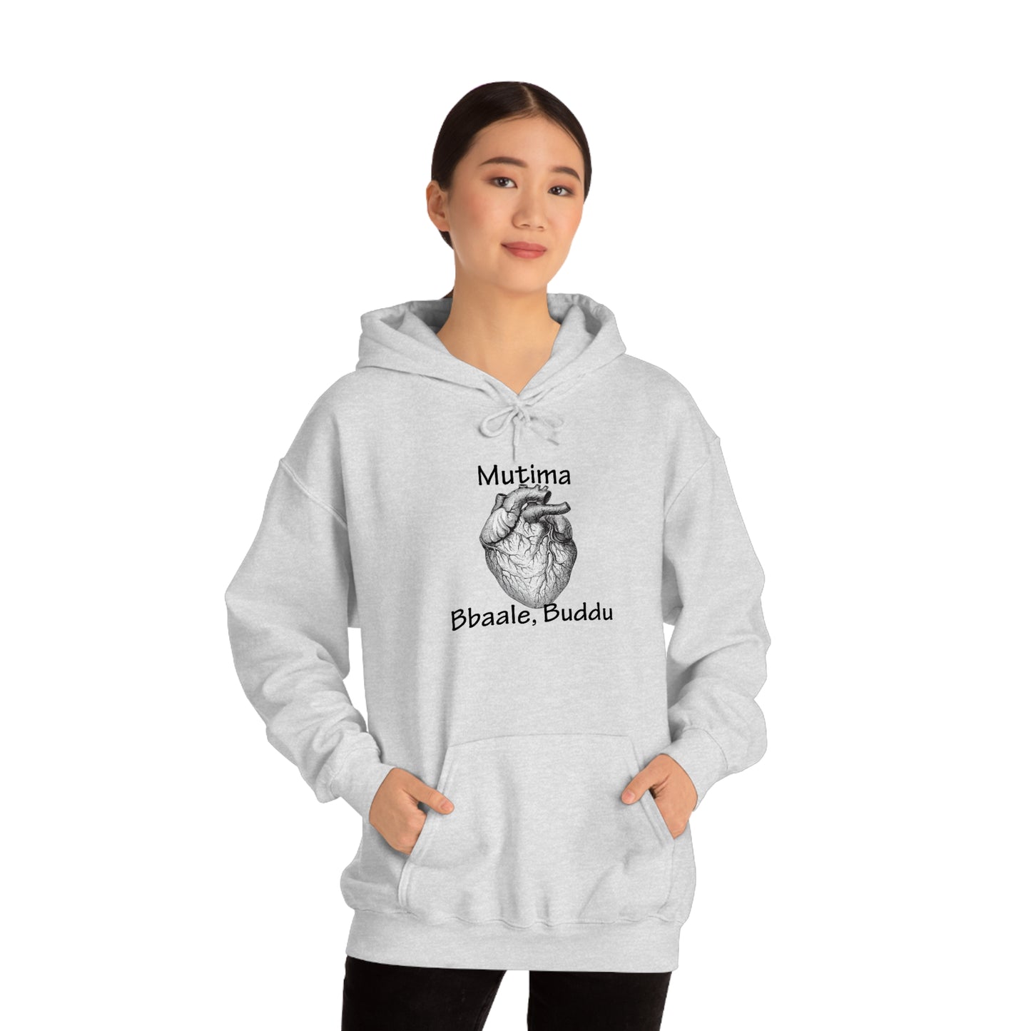 Unisex Heavy Blend™ Hooded Sweatshirt - Mutima Musaggi (Heart)