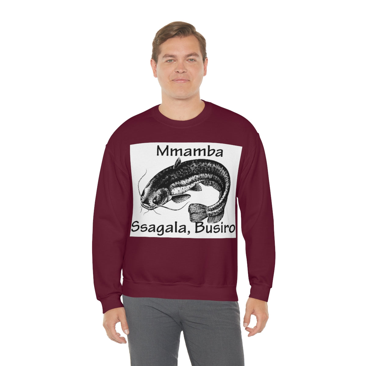 Unisex Heavy Blend™ Crewneck Sweatshirt - Mmamba Ggabunga, WB