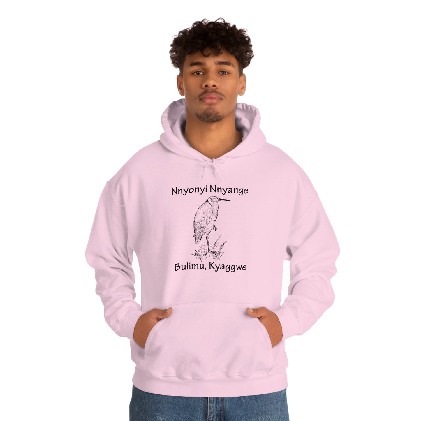 Unisex Heavy Blend™ Hooded Sweatshirt - Nnyonyi Nnyange (Cattle-Egret)