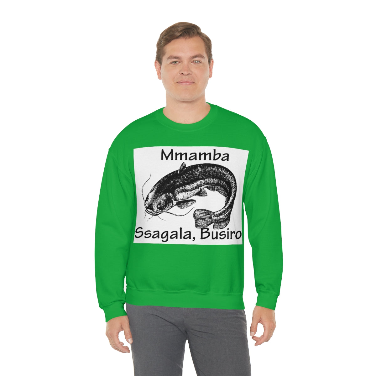 Unisex Heavy Blend™ Crewneck Sweatshirt - Mmamba Ggabunga, WB