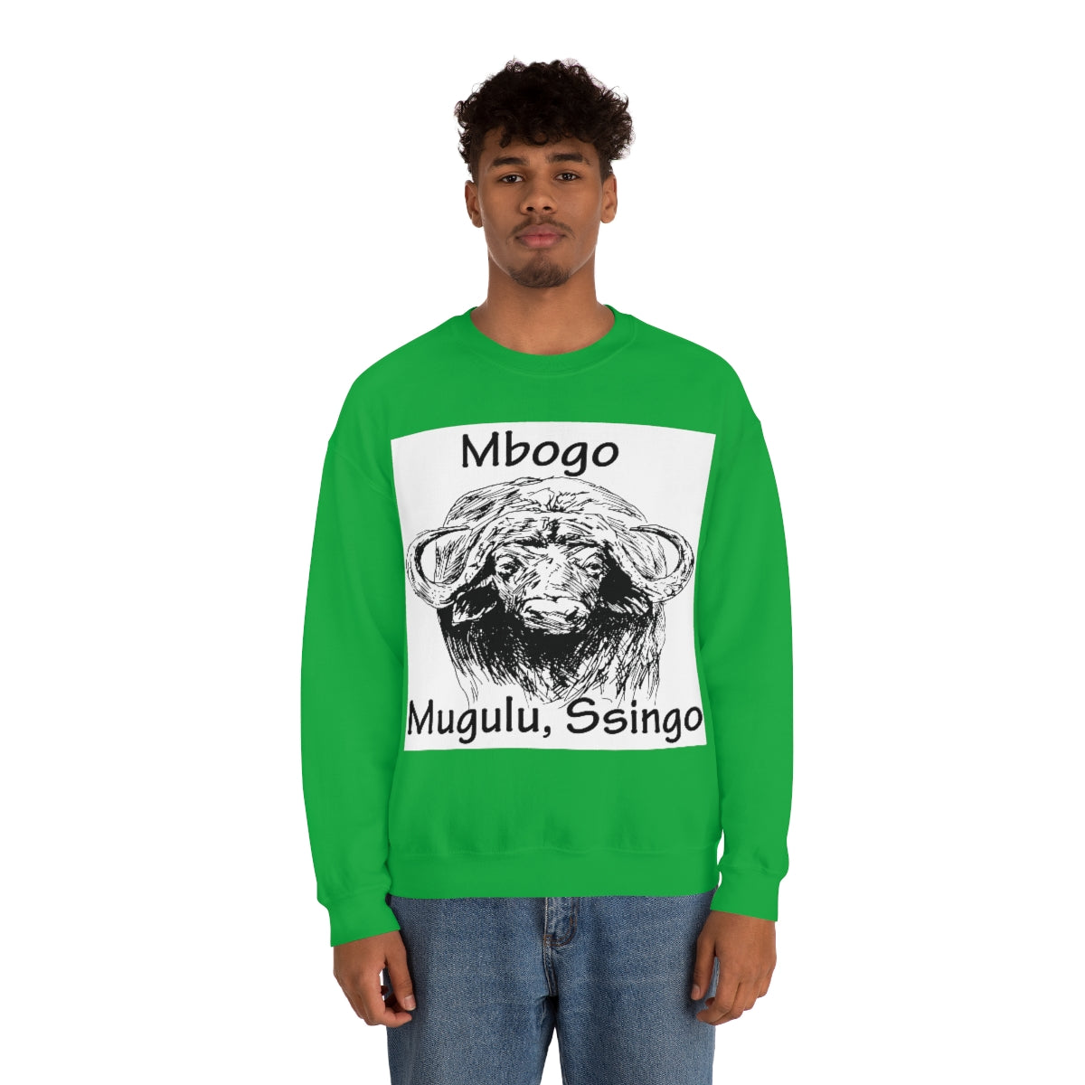 Unisex Heavy Blend™ Crewneck Sweatshirt - Mbuzi, WB