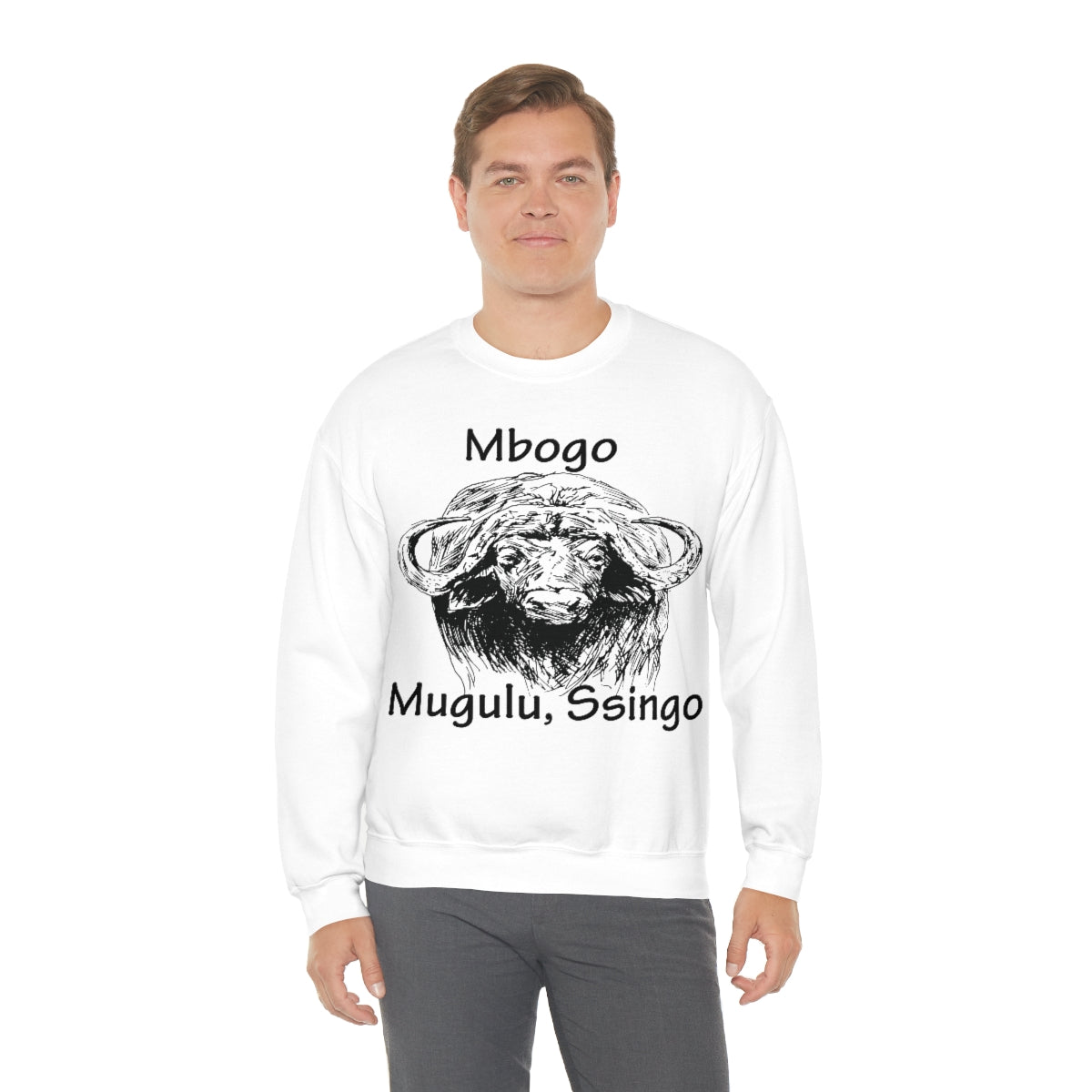 Unisex Heavy Blend™ Crewneck Sweatshirt - Mbogo, WB