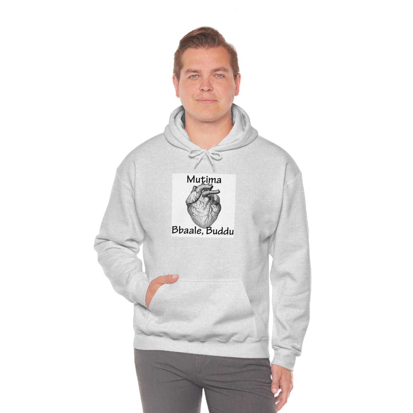 Unisex Heavy Blend™ Hooded Sweatshirt - Mutima Musaggi (Heart)