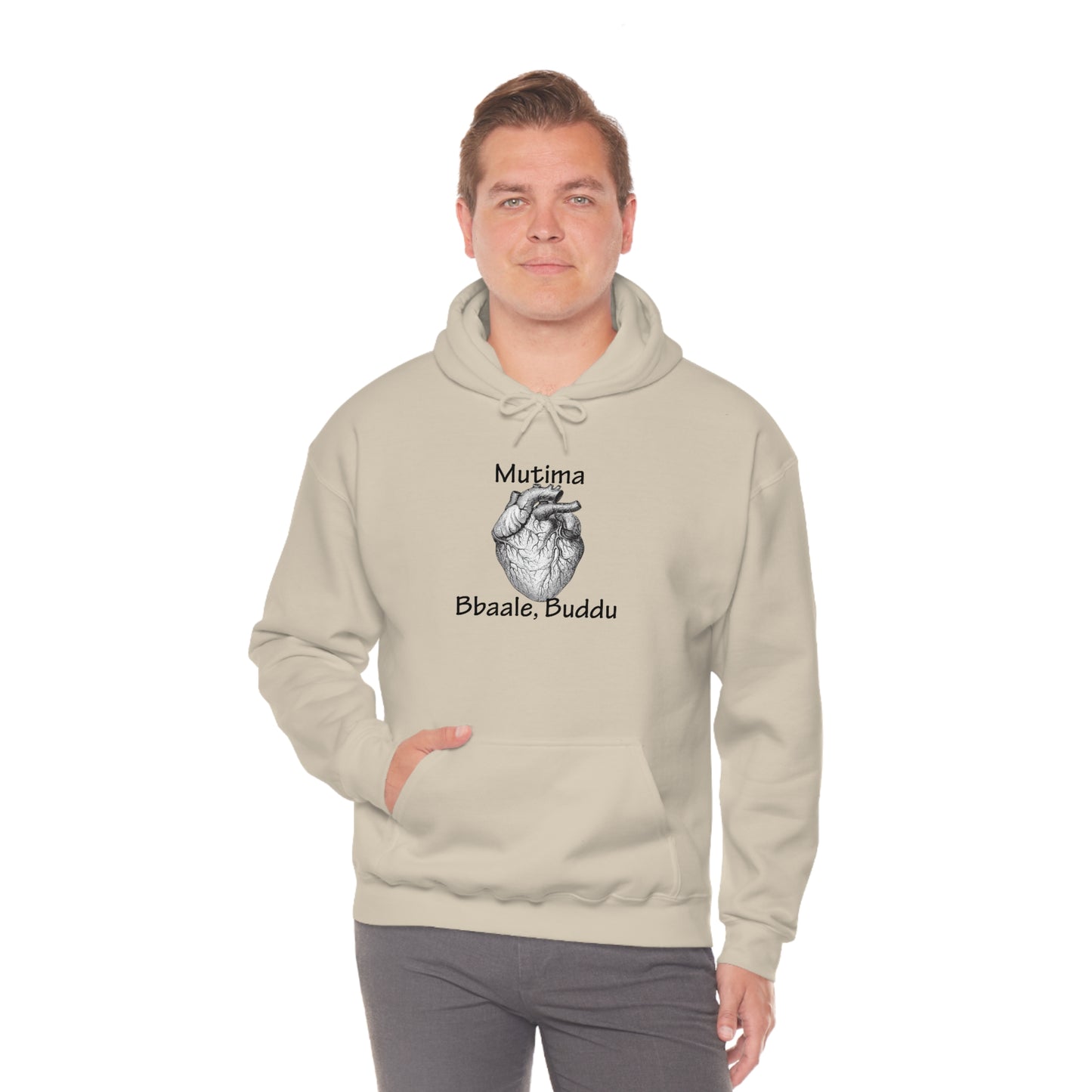 Unisex Heavy Blend™ Hooded Sweatshirt - Mutima Musaggi (Heart)