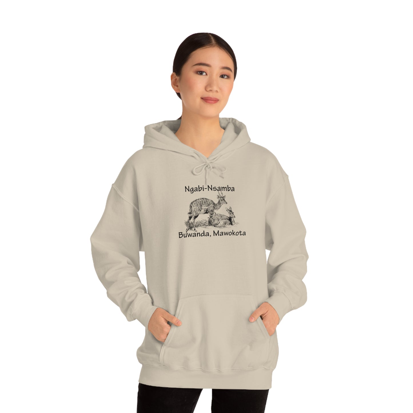 Unisex Heavy Blend™ Hooded Sweatshirt - Ngabi (Bushbuck-Antelope)