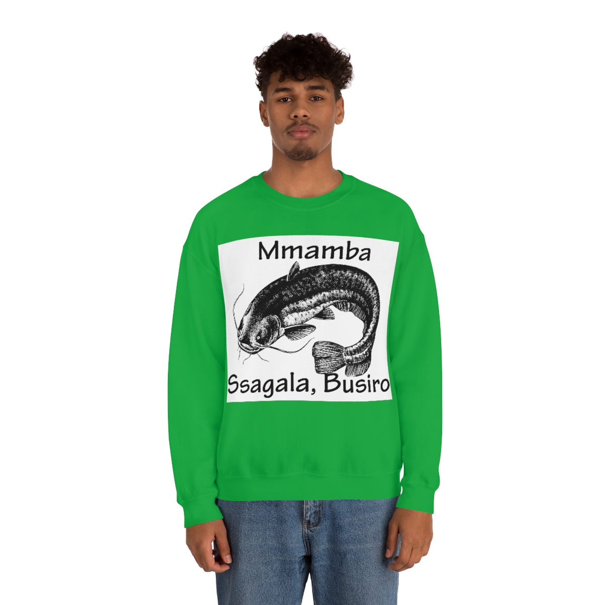 Unisex Heavy Blend™ Crewneck Sweatshirt - Mmamba Ggabunga, WB