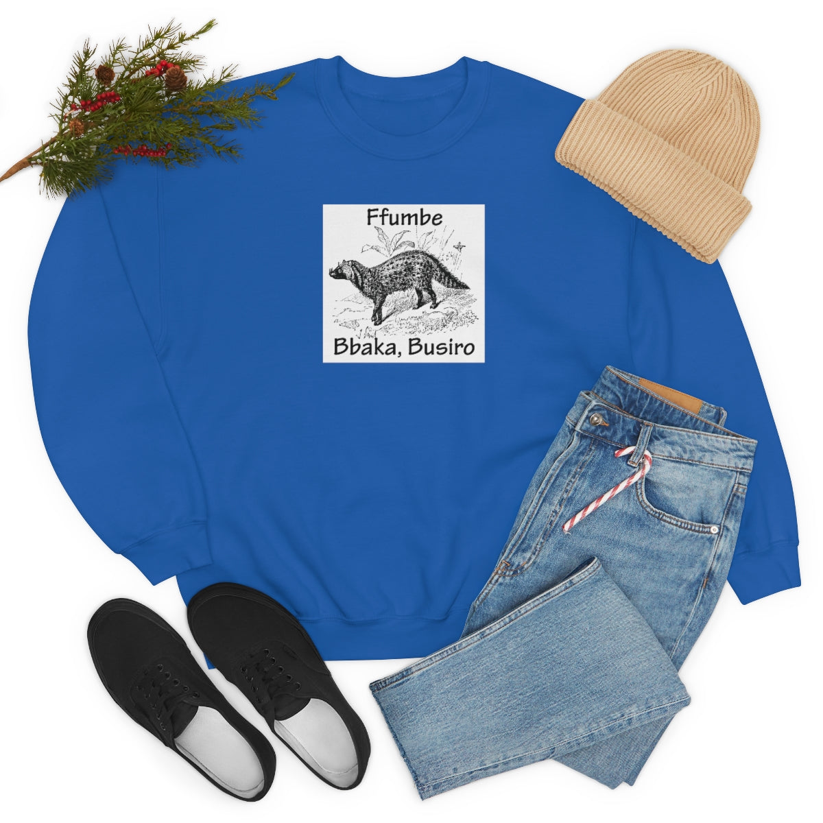 Unisex Heavy Blend™ Crewneck Sweatshirt - Ffumbe, WB