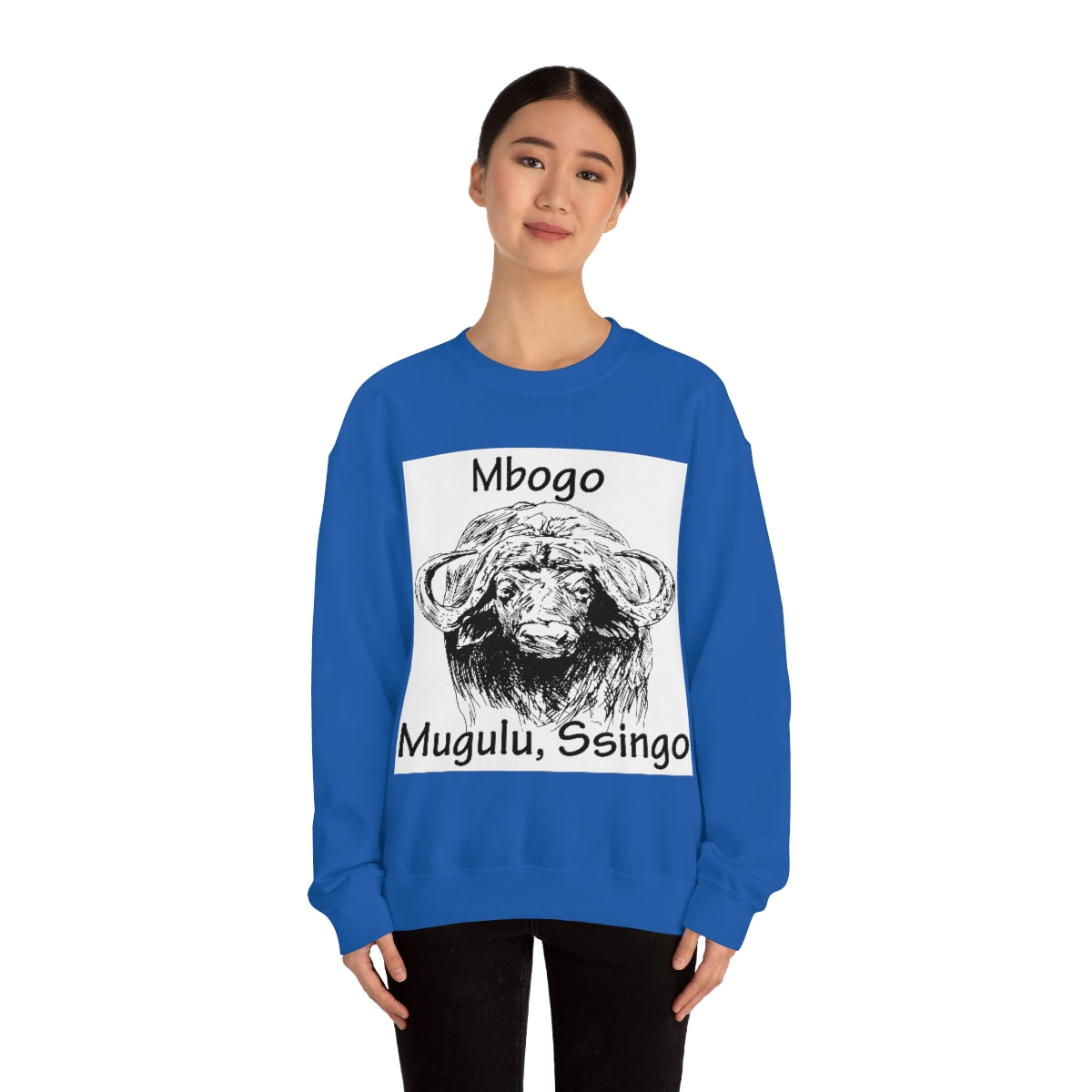 Unisex Heavy Blend™ Crewneck Sweatshirt - Mbogo, WB