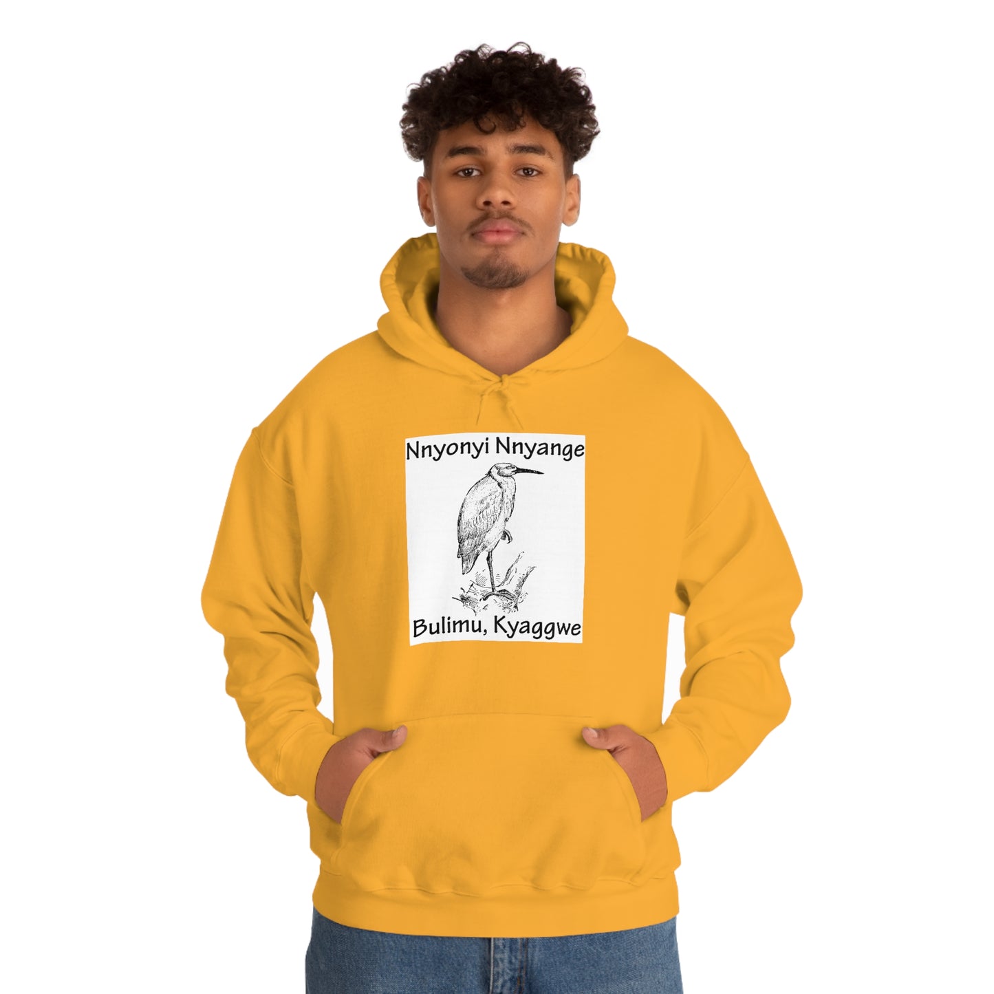 Unisex Heavy Blend™ Hooded Sweatshirt - Nnyonyi Nnyange (Cattle-Egret)