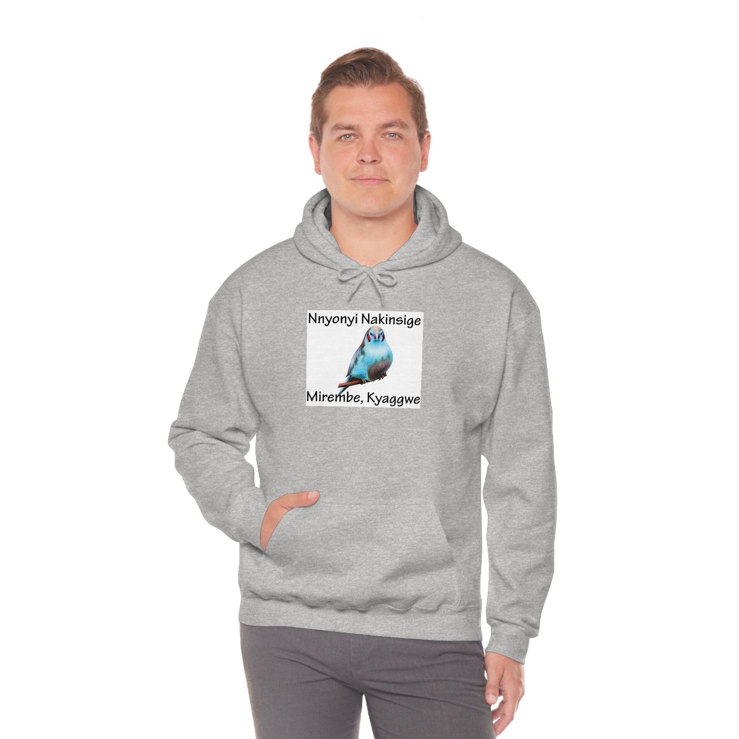 Unisex Heavy Blend™ Hooded Sweatshirt - Nnyonyi Nakinsige (Cheeked Cordon-Bleu)