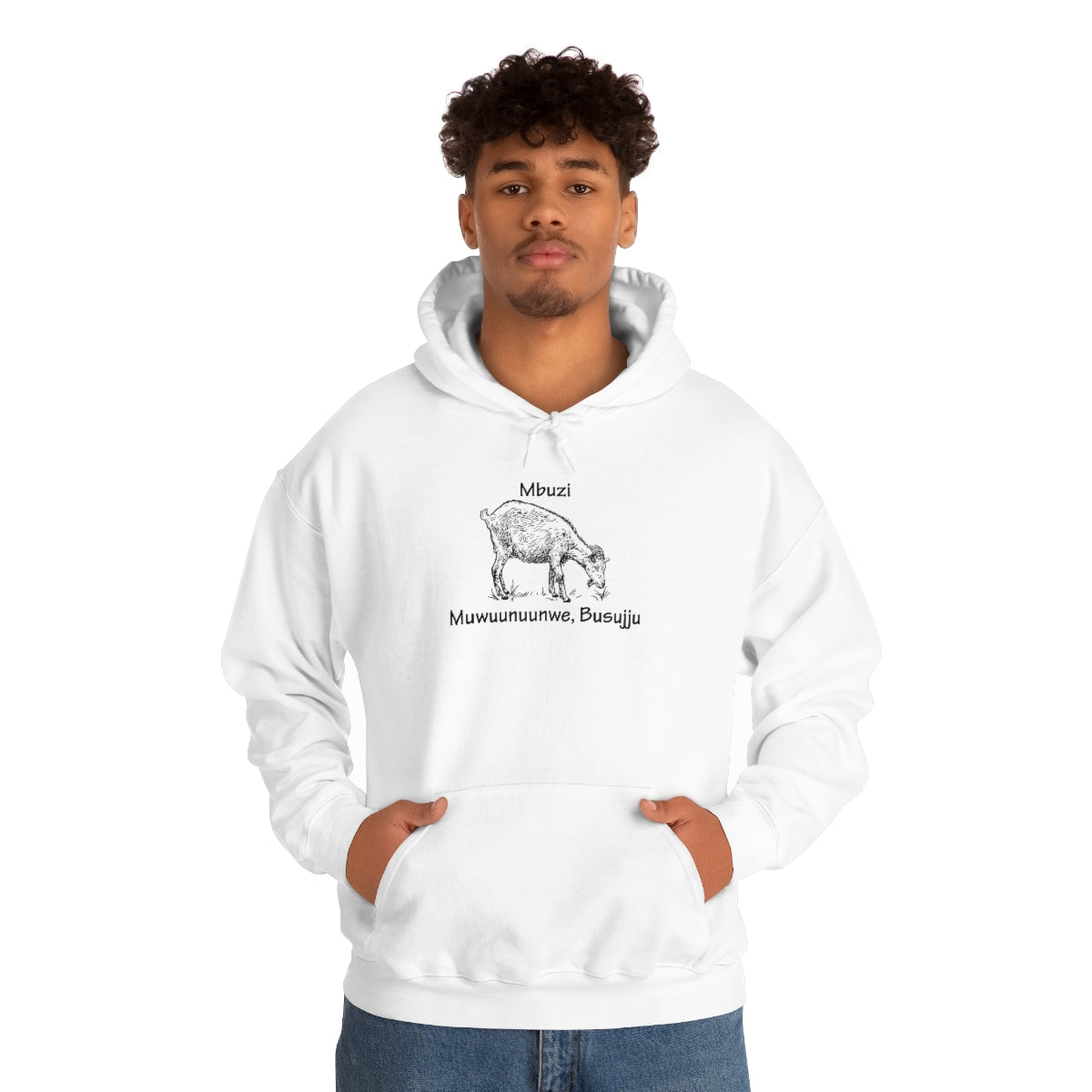 Mbuzi, B1 - Unisex Heavy Blend™ Hooded Sweatshirt