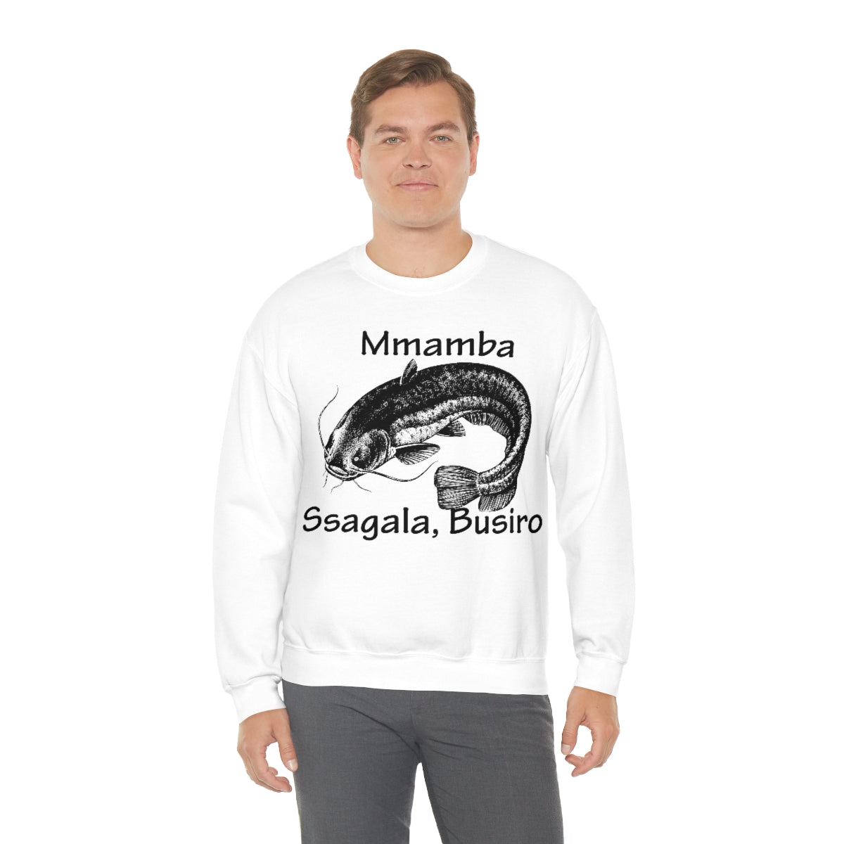 Unisex Heavy Blend™ Crewneck Sweatshirt - Mmamba Ggabunga, WB