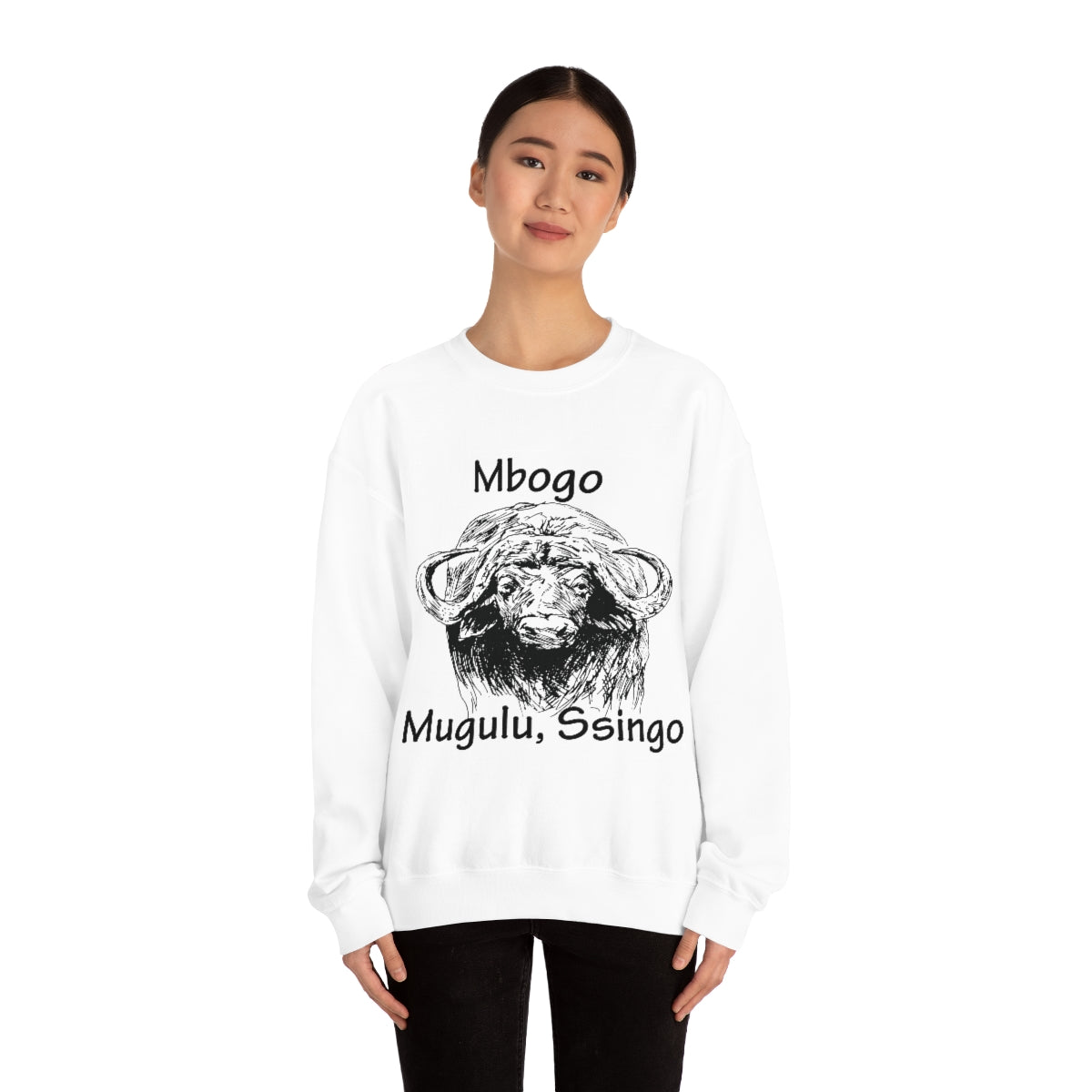 Unisex Heavy Blend™ Crewneck Sweatshirt - Mbogo, WB