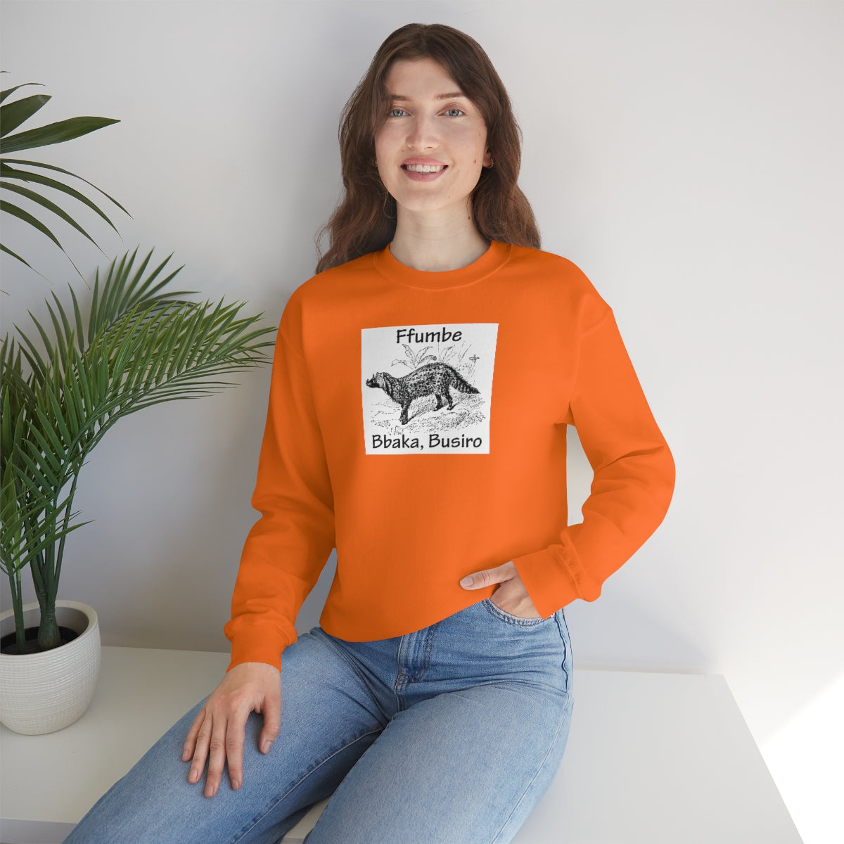 Unisex Heavy Blend™ Crewneck Sweatshirt - Ffumbe, WB