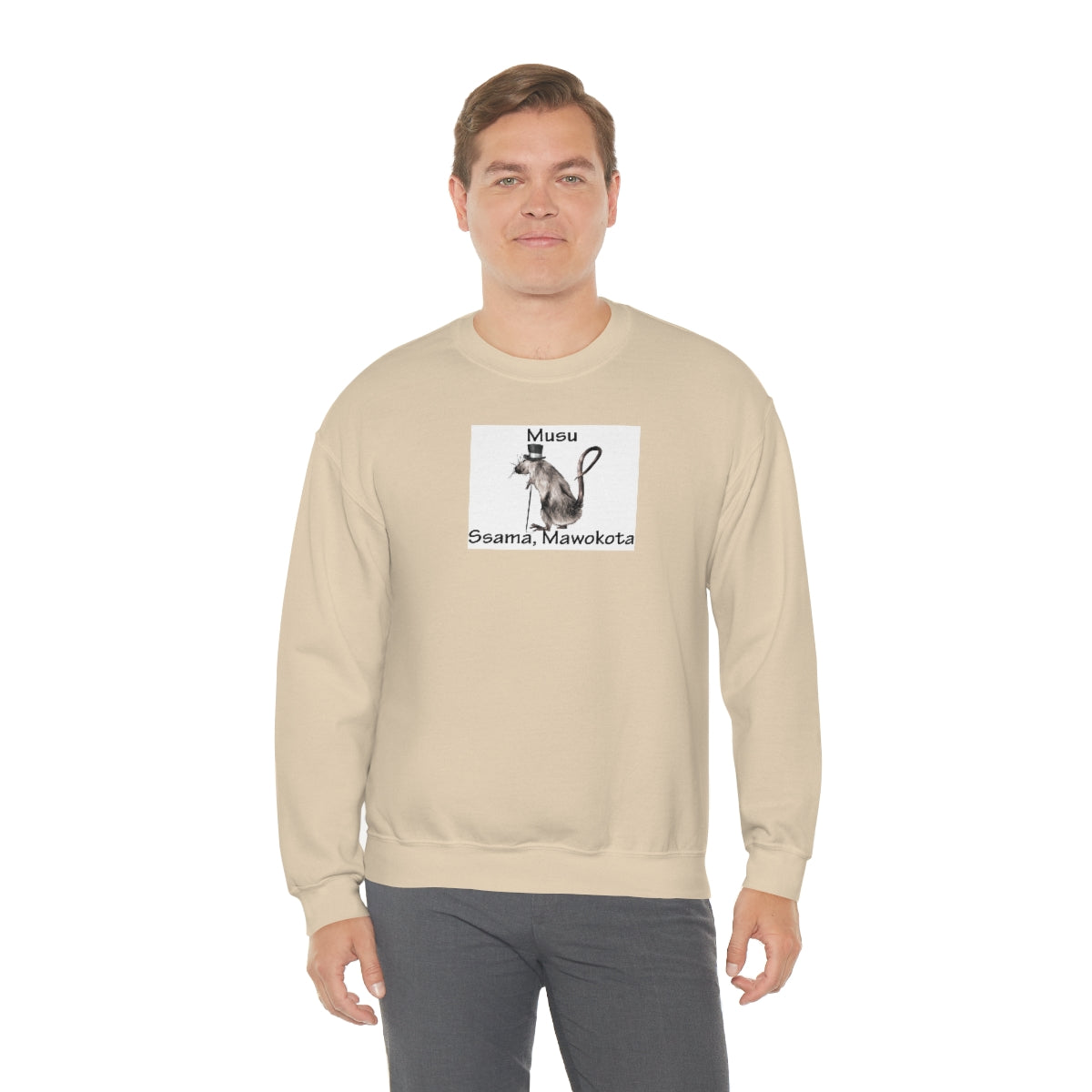 Unisex Heavy Blend™ Crewneck Sweatshirt - Musu, WT