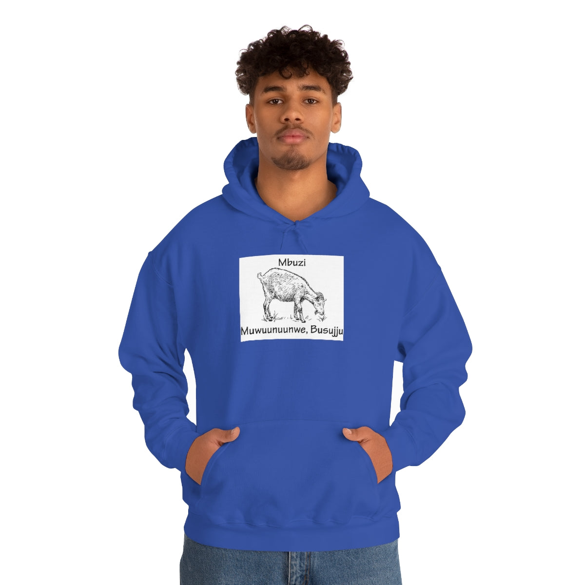 Mbuzi, B1 - Unisex Heavy Blend™ Hooded Sweatshirt