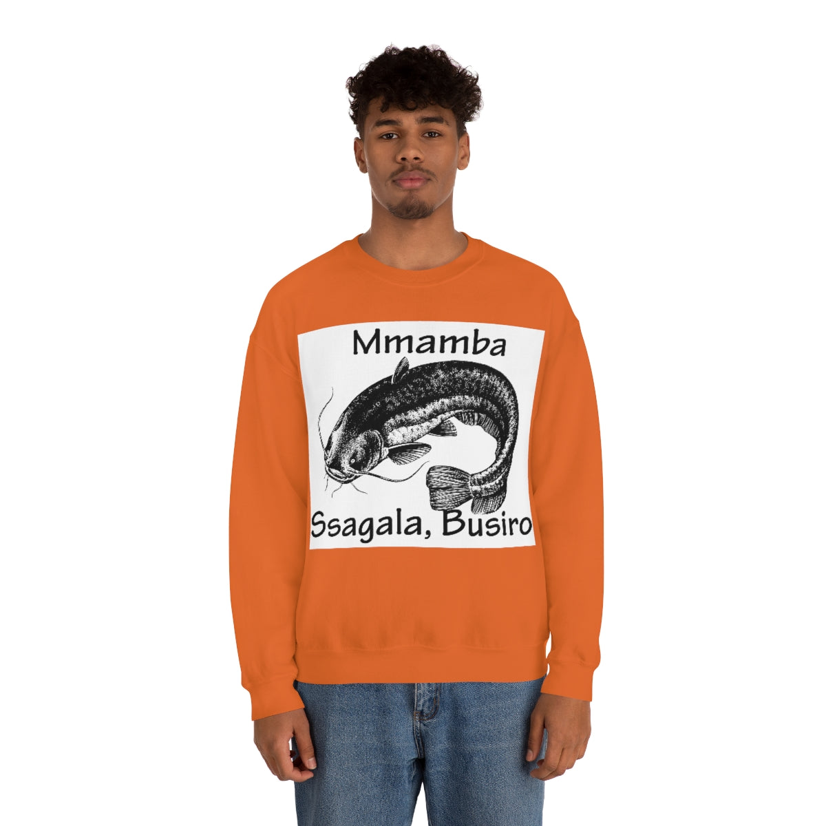 Unisex Heavy Blend™ Crewneck Sweatshirt - Mmamba Ggabunga, WB