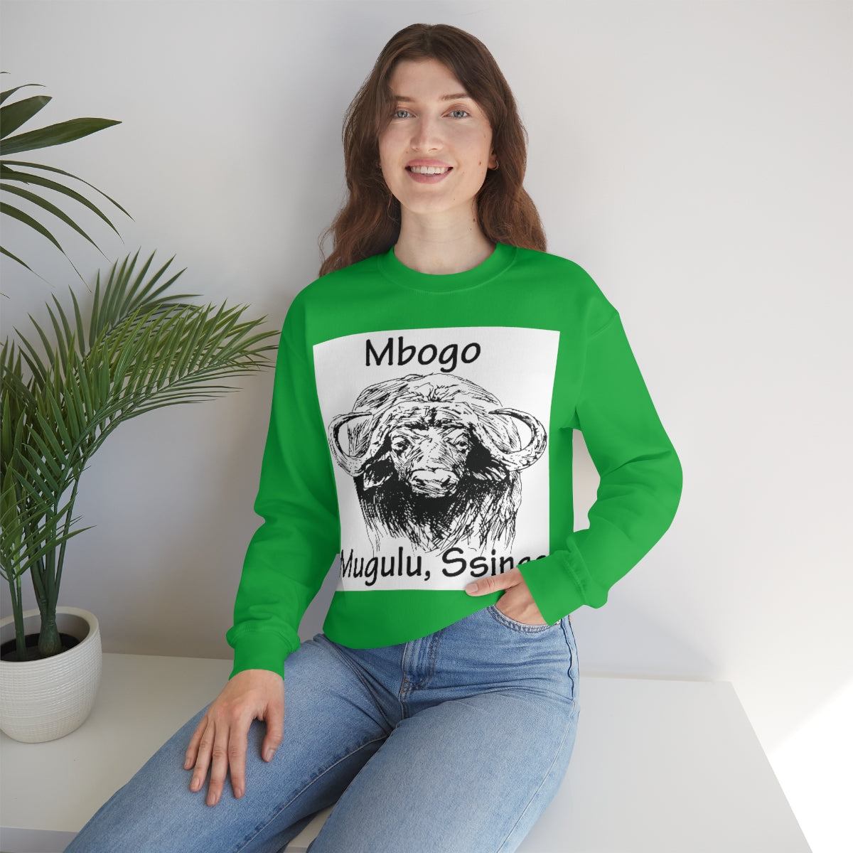 Unisex Heavy Blend™ Crewneck Sweatshirt - Mbogo, WB