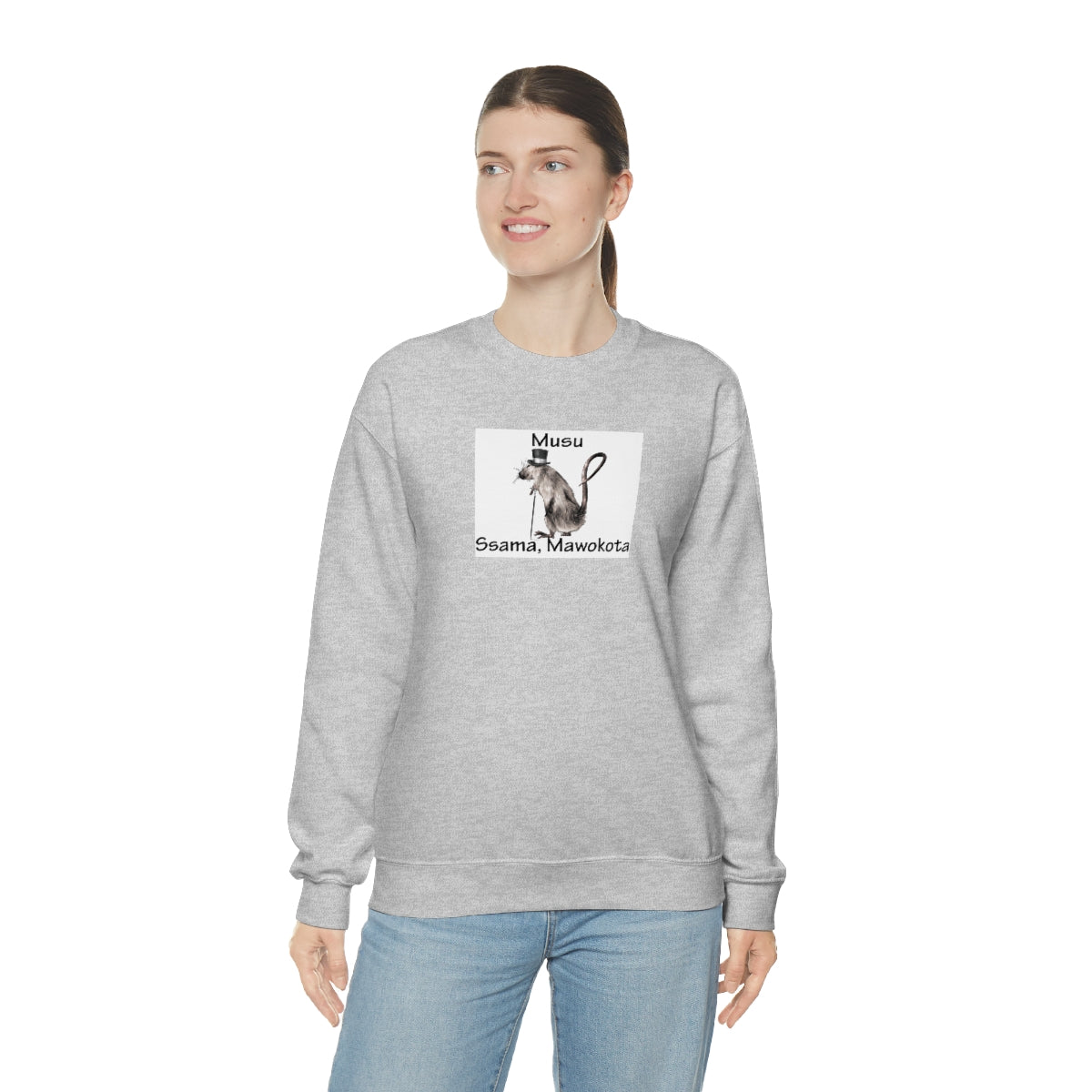 Unisex Heavy Blend™ Crewneck Sweatshirt - Musu, WT