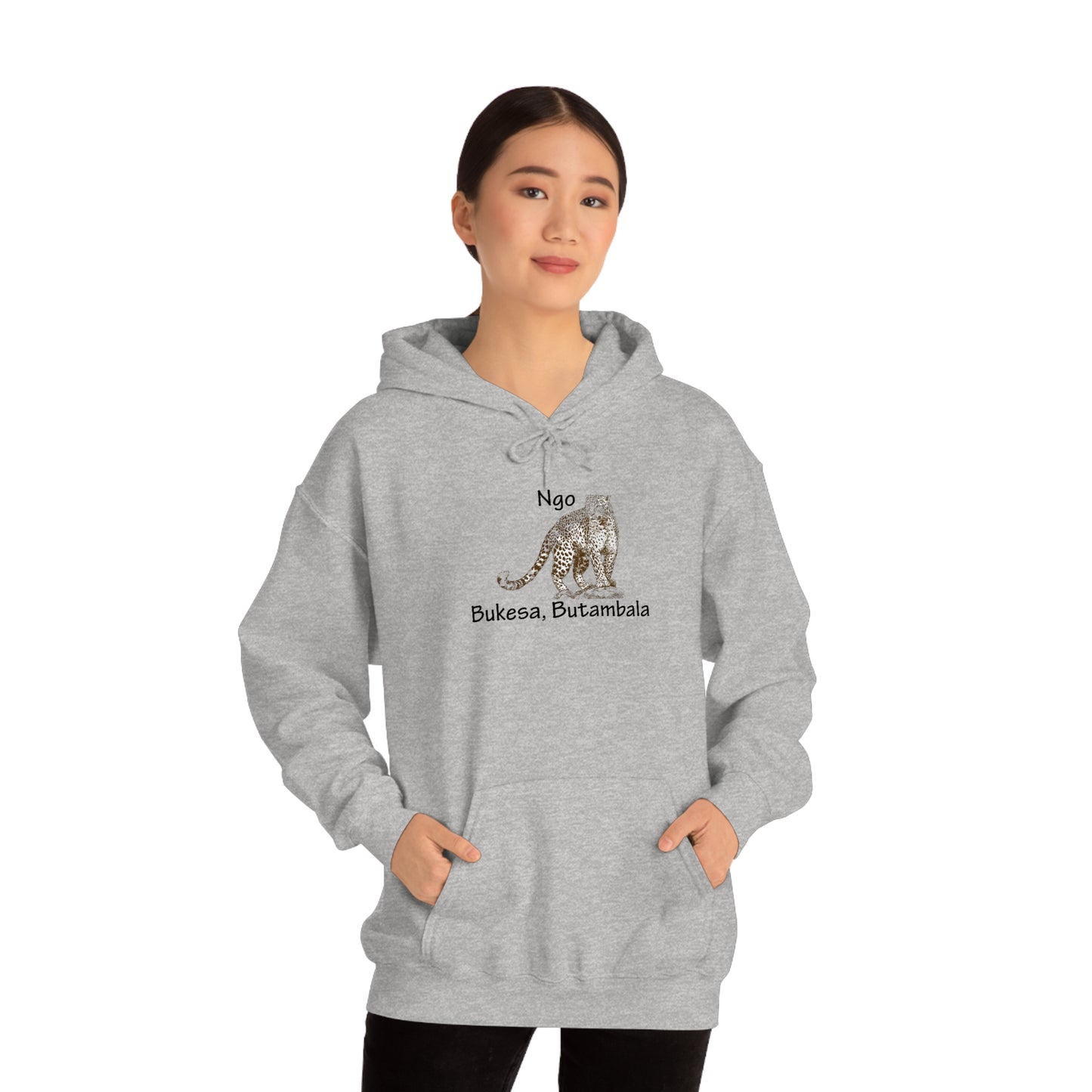 Unisex Heavy Blend™ Hooded Sweatshirt - Ngo (Leoppard)