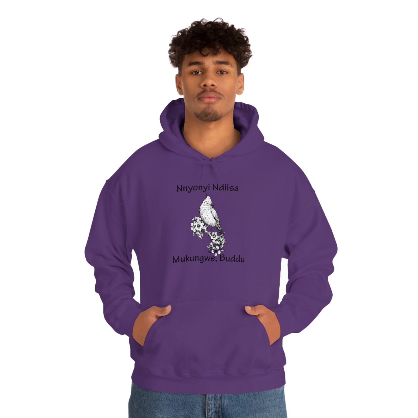 Unisex Heavy Blend™ Hooded Sweatshirt - Nnyonyi Ndiisa (Lark)