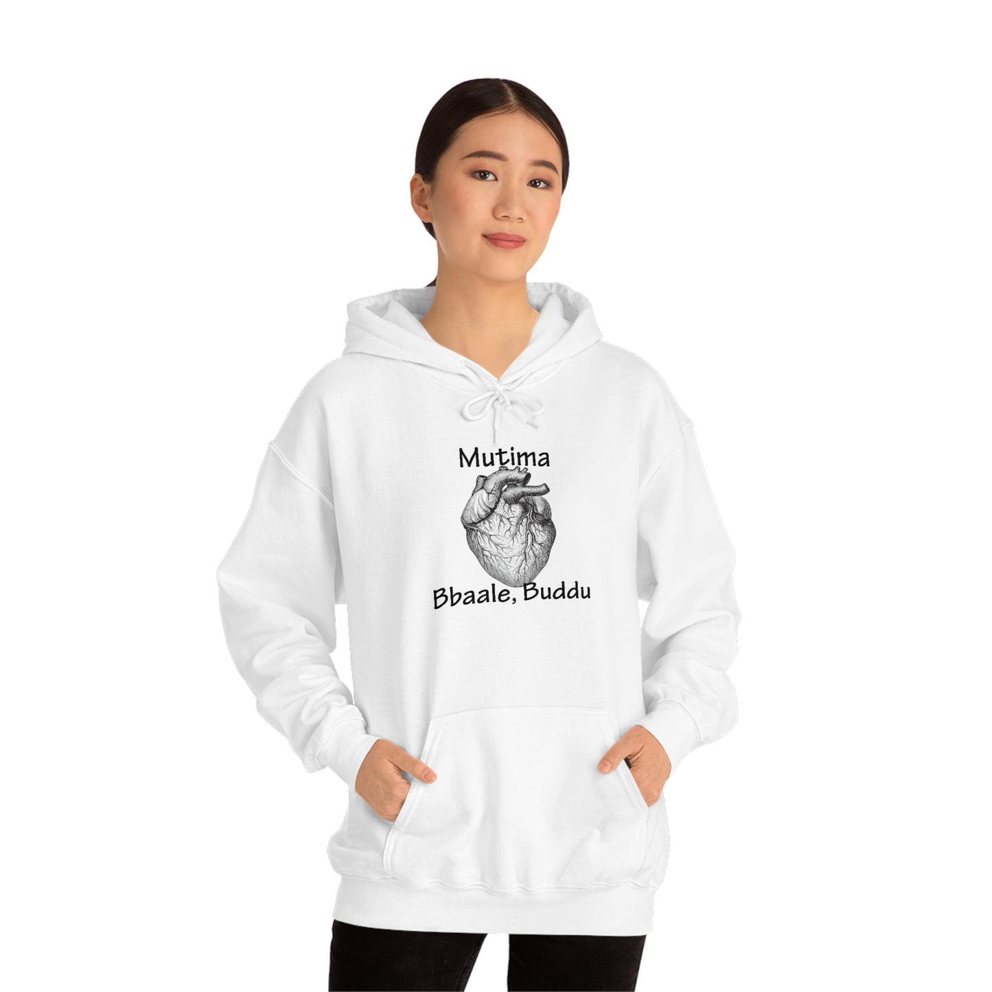 Unisex Heavy Blend™ Hooded Sweatshirt - Mutima Musaggi (Heart)