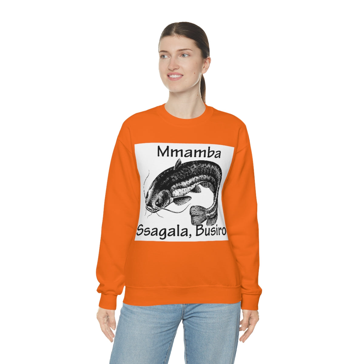 Unisex Heavy Blend™ Crewneck Sweatshirt - Mmamba Ggabunga, WB