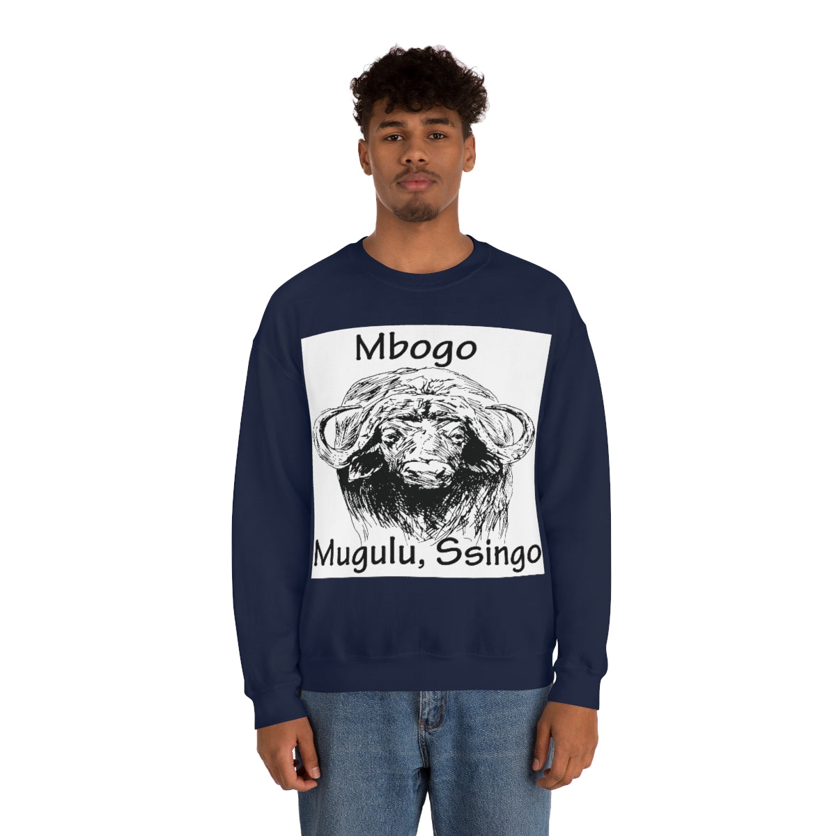 Unisex Heavy Blend™ Crewneck Sweatshirt - Mbuzi, WB