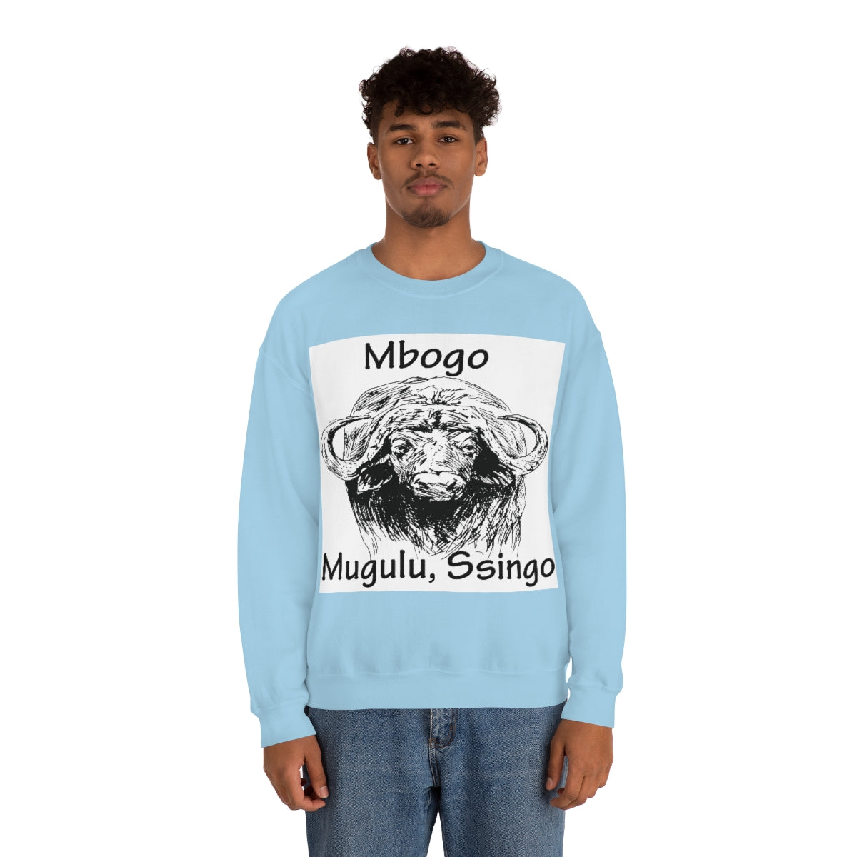 Unisex Heavy Blend™ Crewneck Sweatshirt - Mbuzi, WB