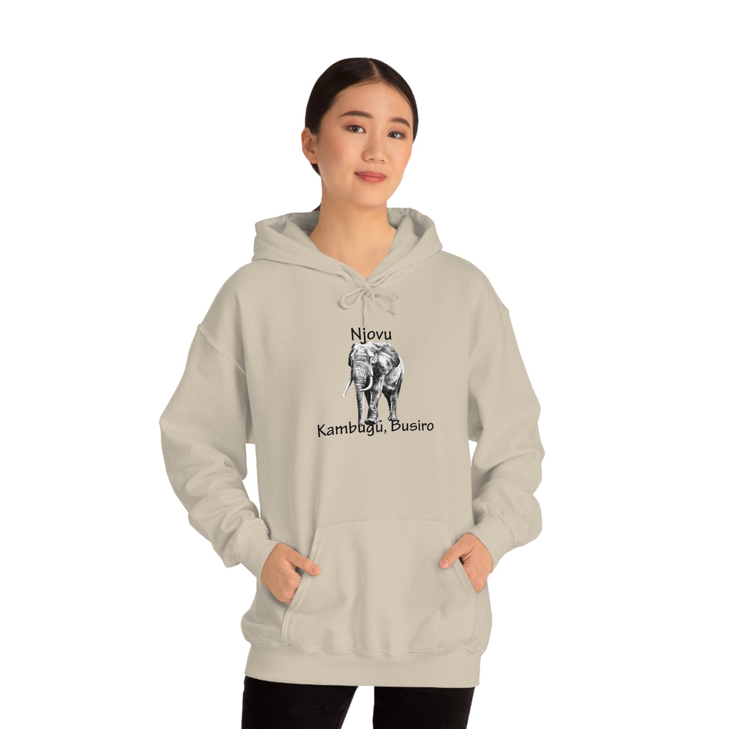 Unisex Heavy Blend™ Hooded Sweatshirt - Njovu (Elephant)